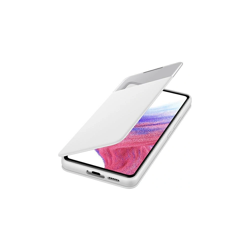 Hurtownia GSM - Etui Samsung Galaxy A53 5G EF-EA536PW bílý/white S View Wallet Cover - SMG636WHT - {ean13} - Hurt