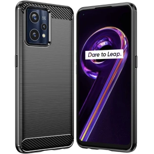 Tech-Protect TPUCarbon Realme 9 4G/9 Pro+ Plus 5G Black