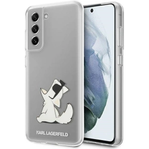 Hurtownia GSM - Etui Karl Lagerfeld KLHCS21FCFNRC Samsung Galaxy S21 FE hardcase transparent Choupette Eat - KLD834CL - {ean13} - Hurt