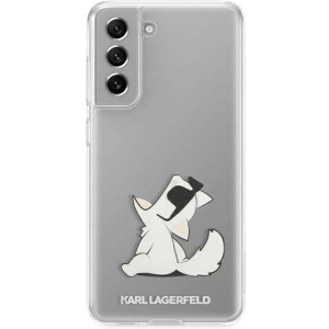 Hurtownia GSM - Etui Karl Lagerfeld KLHCS21FCFNRC Samsung Galaxy S21 FE hardcase transparent Choupette Eat - KLD834CL - {ean13} - Hurt