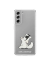 Hurtownia GSM - Etui Karl Lagerfeld KLHCS21FCFNRC Samsung Galaxy S21 FE hardcase transparent Choupette Eat - KLD834CL - {ean13} - Hurt