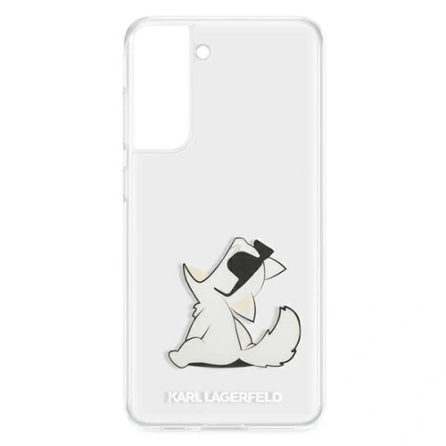 Etui Karl Lagerfeld KLHCS21FCFNRC Samsung Galaxy S21 FE hardcase transparent Choupette Eat