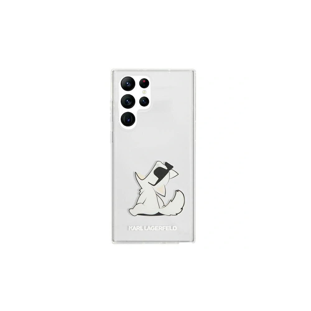 Hurtownia GSM - Etui Karl Lagerfeld KLHCS22LCFNRC Samsung Galaxy S22 Ultra hardcase transparent Choupette Eat - KLD835CL - {ean13} - Hurt