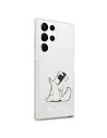 Wholesale Karl Lagerfeld KLHCS22LCFNRC Samsung Galaxy S22 Ultra hardcase transparent Choupette Eat - KLD835CL - {ean13} - Hurt