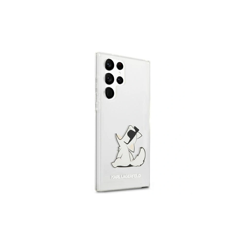 Wholesale Karl Lagerfeld KLHCS22LCFNRC Samsung Galaxy S22 Ultra hardcase transparent Choupette Eat - KLD835CL - {ean13} - Hurt