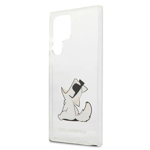 Etui Karl Lagerfeld KLHCS22LCFNRC Samsung Galaxy S22 Ultra hardcase transparent Choupette Eat