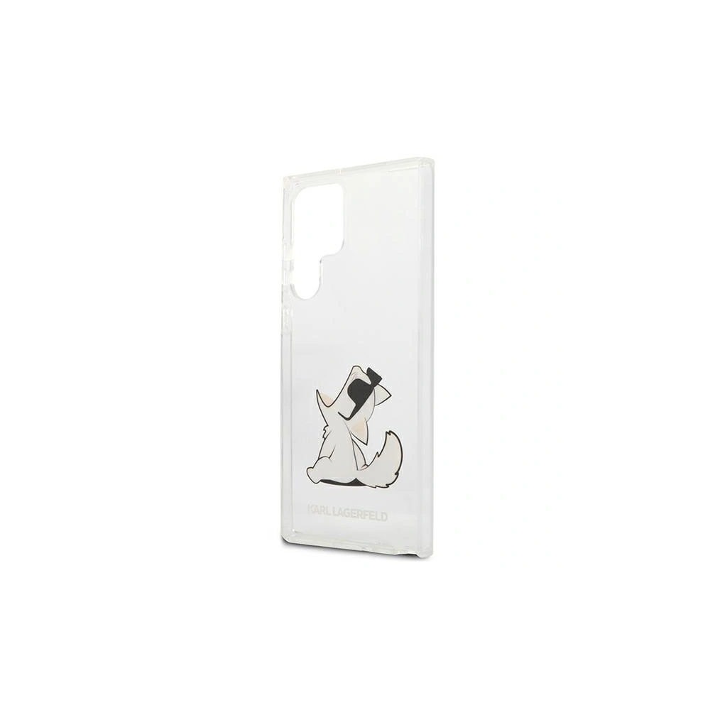 Wholesale Karl Lagerfeld KLHCS22LCFNRC Samsung Galaxy S22 Ultra hardcase transparent Choupette Eat - KLD835CL - {ean13} - Hurt