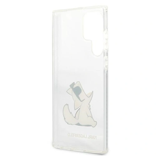 Etui Karl Lagerfeld KLHCS22LCFNRC Samsung Galaxy S22 Ultra hardcase transparent Choupette Eat