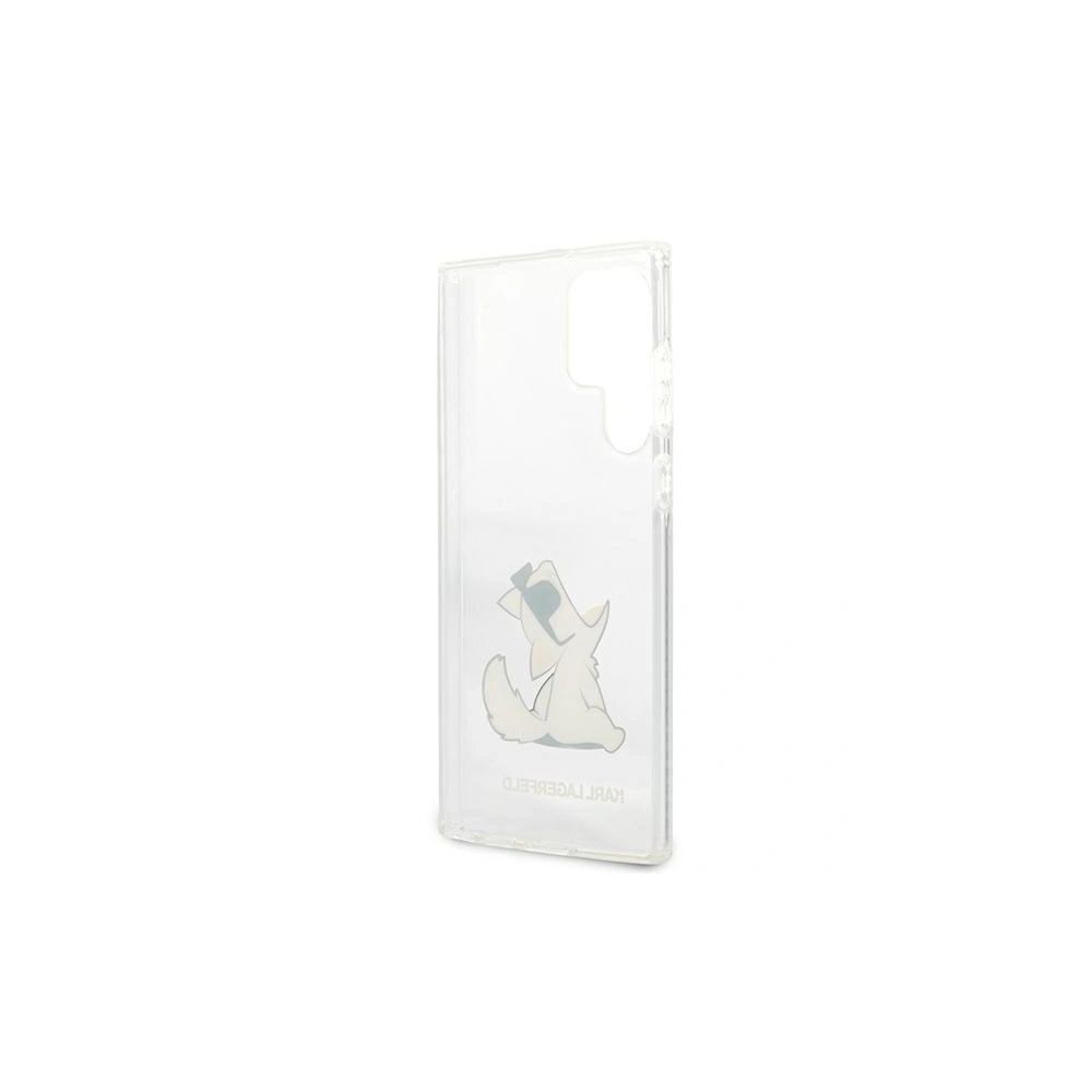 Hurtownia GSM - Etui Karl Lagerfeld KLHCS22LCFNRC Samsung Galaxy S22 Ultra hardcase transparent Choupette Eat - KLD835CL - {ean13} - Hurt