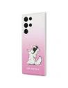Hurtownia GSM - Etui Karl Lagerfeld KLHCS22LCFNRCPI Samsung Galaxy S22 Ultra hardcase růžový/pink Choupette Eat - KLD836PNK - {ean13} - Hurt