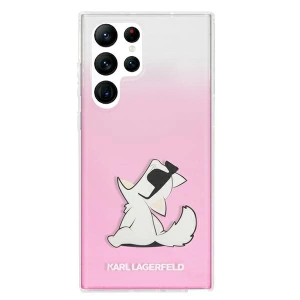 Hurtownia GSM - Etui Karl Lagerfeld KLHCS22LCFNRCPI Samsung Galaxy S22 Ultra hardcase różowy/pink Choupette Eat - KLD836PNK - {ean13} - Hurt
