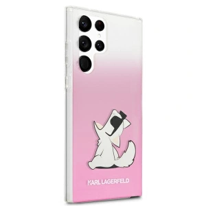Hurtownia GSM - Etui Karl Lagerfeld KLHCS22LCFNRCPI Samsung Galaxy S22 Ultra hardcase růžový/pink Choupette Eat - KLD836PNK - {ean13} - Hurt