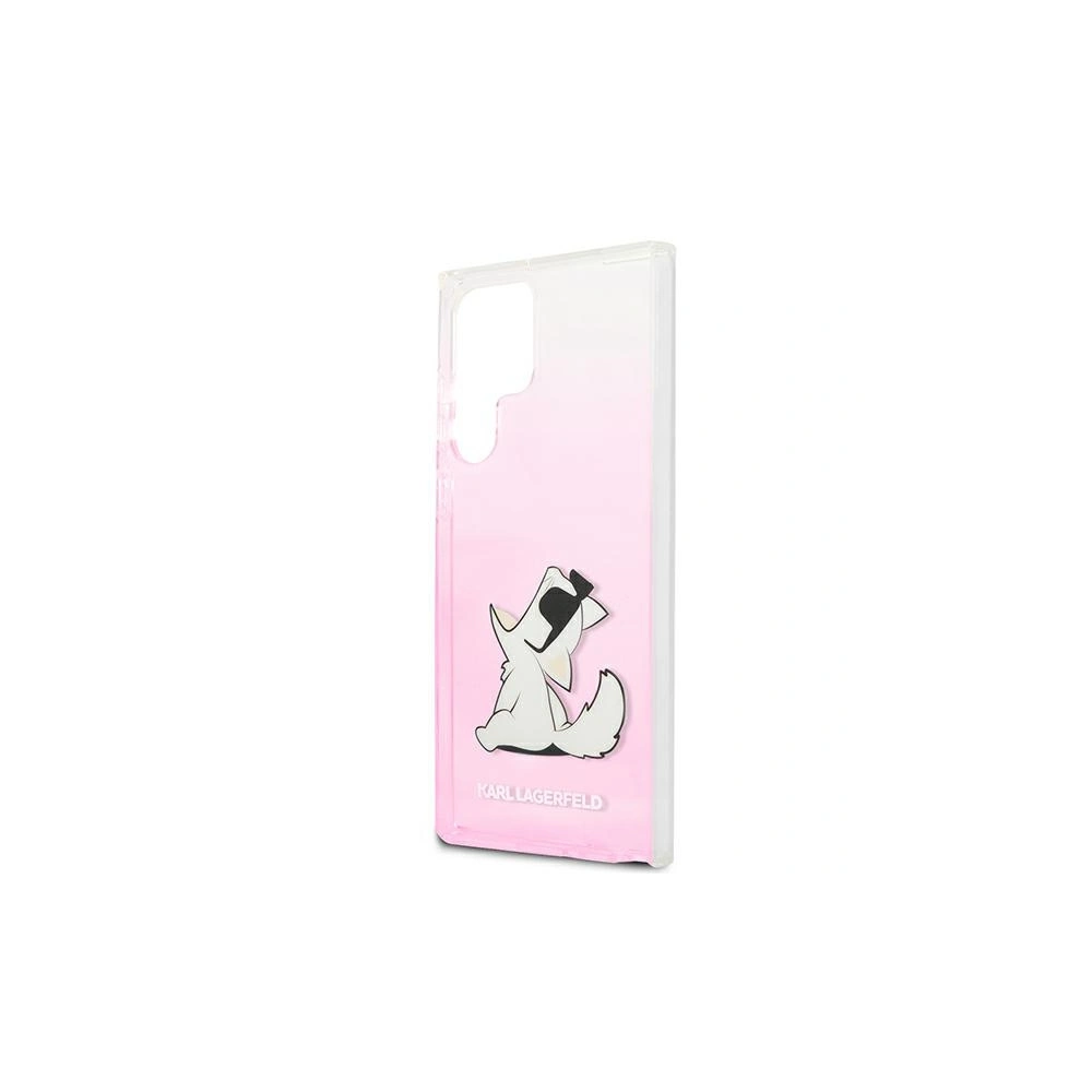Hurtownia GSM - Etui Karl Lagerfeld KLHCS22LCFNRCPI Samsung Galaxy S22 Ultra hardcase růžový/pink Choupette Eat - KLD836PNK - {ean13} - Hurt
