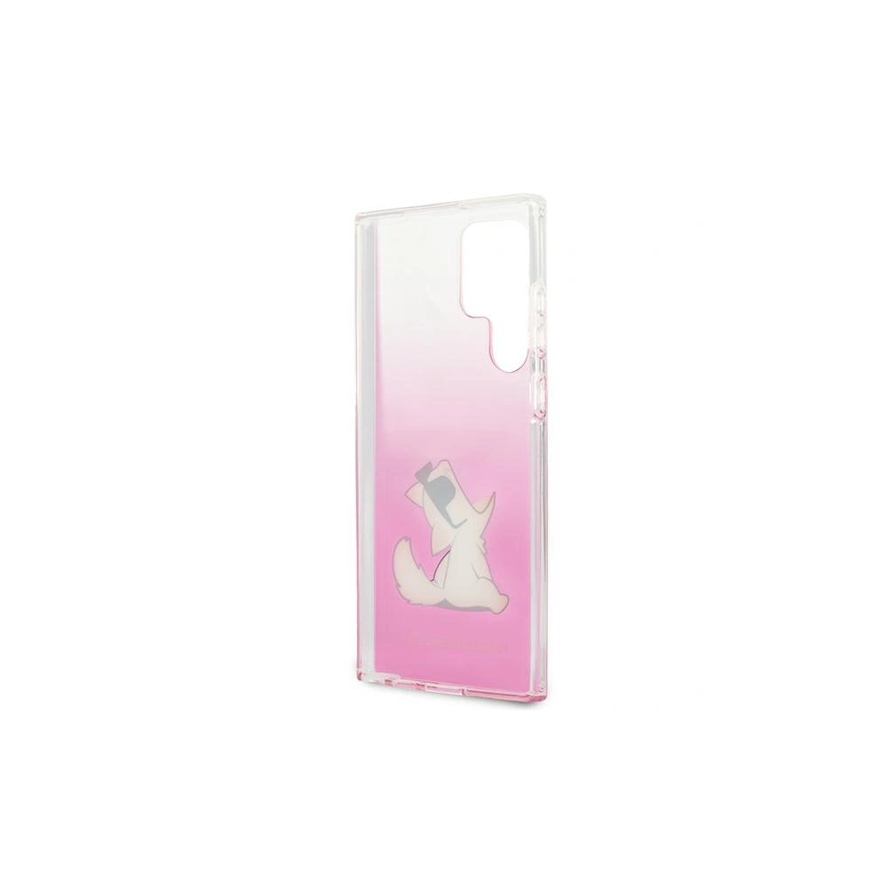 Hurtownia GSM - Etui Karl Lagerfeld KLHCS22LCFNRCPI Samsung Galaxy S22 Ultra hardcase růžový/pink Choupette Eat - KLD836PNK - {ean13} - Hurt