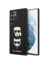Etui Karl Lagerfeld KLHCS22LSAKICKCBK Samsung Galaxy S22 Ultra černý/black Saffiano Karl & Choupette Head