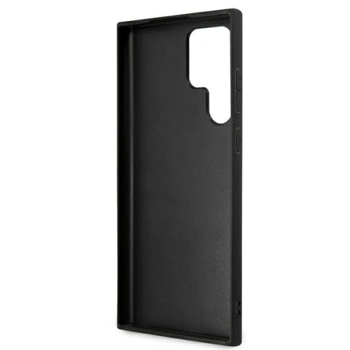 Etui Karl Lagerfeld KLHCS22LSAKICKCBK Samsung Galaxy S22 Ultra czarny/black Saffiano Karl & Choupette Head