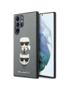 Hurtownia GSM - Etui Karl Lagerfeld KLHCS22LSAKICKCSL Samsung Galaxy S22 Ultra stříbrný/silver Saffiano Karl & Choupette Head - KLD838SLV - {ean13} - Hurt