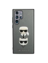 Hurtownia GSM - Etui Karl Lagerfeld KLHCS22LSAKICKCSL Samsung Galaxy S22 Ultra stříbrný/silver Saffiano Karl & Choupette Head - KLD838SLV - {ean13} - Hurt