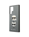 Hurtownia GSM - Case Karl Lagerfeld KLHCS22LSAKICKCSL Samsung Galaxy S22 Ultra silber/silver Saffiano Karl & Choupette Kopf - KLD838SLV - {ean13} - Hurt