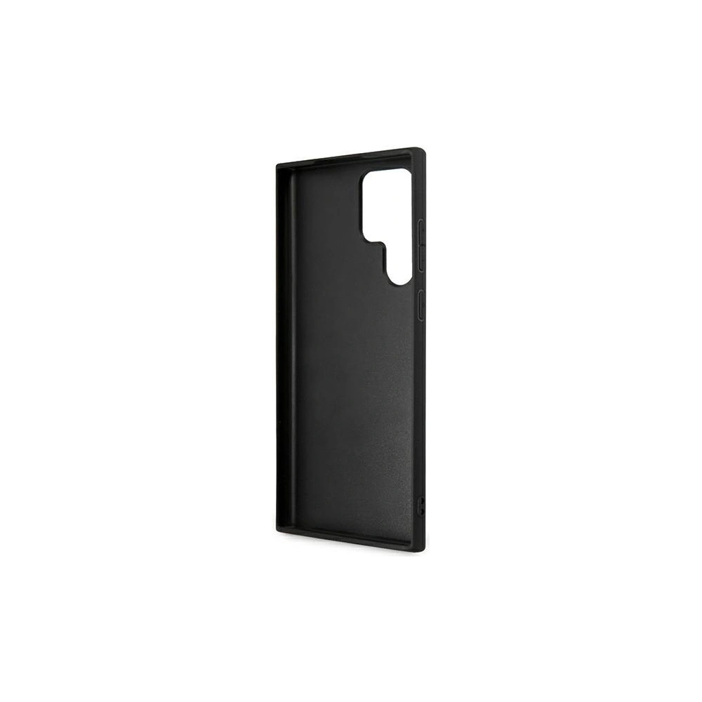 Karl Lagerfeld KLHCS22LSAKICKCSL Samsung Galaxy S22 Ultra silver Saffiano Karl & Choupette Head