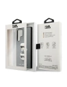 Hurtownia GSM - Etui Karl Lagerfeld KLHCS22LSAKICKCSL Samsung Galaxy S22 Ultra stříbrný/silver Saffiano Karl & Choupette Head - KLD838SLV - {ean13} - Hurt
