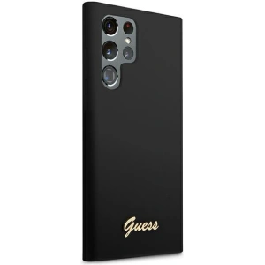 Hurtownia GSM - Etui Guess GUHCS22LLSLMGBK Samsung Galaxy S22 Ultra černý/black hardcase Silicone Script Metal Logo - GUE1622BLK - {ean13} - Hurt