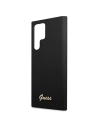Hurtownia GSM - Etui Guess GUHCS22LLSLMGBK Samsung Galaxy S22 Ultra černý/black hardcase Silicone Script Metal Logo - GUE1622BLK - {ean13} - Hurt