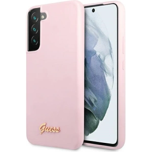 Hurtownia GSM - Etui Guess GUHCS22MLSLMGLA Samsung Galaxy S22+ Plus lawenda/lavender hardcase Silicone Script Metal Logo - GUE1623LAV - {ean13} - Hurt