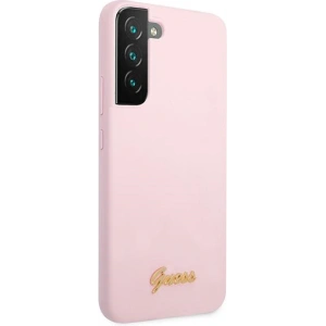 Hurtownia GSM - Etui Guess GUHCS22MLSLMGLA Samsung Galaxy S22+ Plus lawenda/lavender hardcase Silicone Script Metal Logo - GUE1623LAV - {ean13} - Hurt