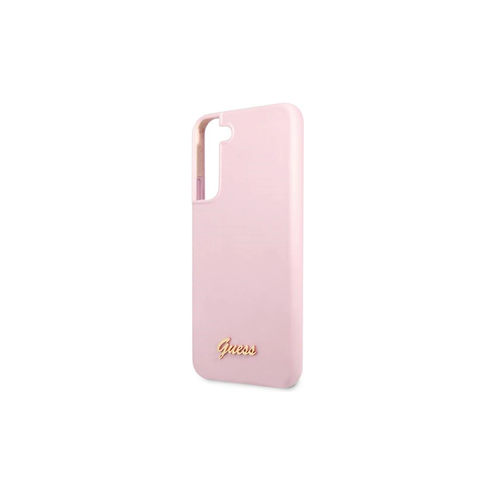 Hurtownia GSM - Etui Guess GUHCS22MLSLMGLA Samsung Galaxy S22+ Plus lawenda/lavender hardcase Silicone Script Metal Logo - GUE1623LAV - {ean13} - Hurt