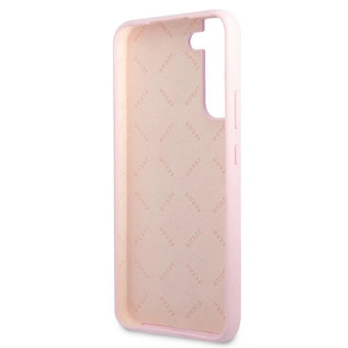 Etui Guess GUHCS22MLSLMGLA Samsung Galaxy S22+ Plus lawenda/lavender hardcase Silicone Script Metal Logo