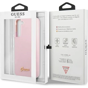 Hurtownia GSM - Etui Guess GUHCS22MLSLMGLA Samsung Galaxy S22+ Plus lawenda/lavender hardcase Silicone Script Metal Logo - GUE1623LAV - {ean13} - Hurt