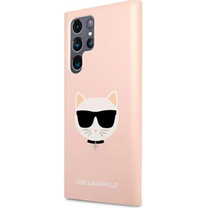 Hurtownia GSM - Etui Karl Lagerfeld KLHCS22LSLCHPI Samsung Galaxy S22 Ultra hardcase růžový/pink Silicone Choupette Head - KLD839PNK - {ean13} - Hurt
