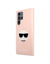 Hurtownia GSM - Etui Karl Lagerfeld KLHCS22LSLCHPI Samsung Galaxy S22 Ultra hardcase růžový/pink Silicone Choupette Head - KLD839PNK - {ean13} - Hurt
