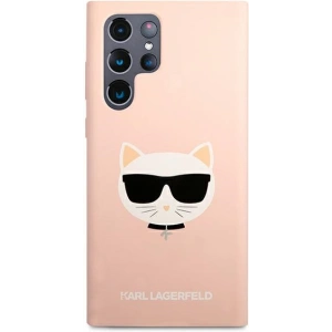 Hurtownia GSM - Etui Karl Lagerfeld KLHCS22LSLCHPI Samsung Galaxy S22 Ultra hardcase růžový/pink Silicone Choupette Head - KLD839PNK - {ean13} - Hurt