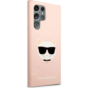 Hurtownia GSM - Etui Karl Lagerfeld KLHCS22LSLCHPI Samsung Galaxy S22 Ultra hardcase růžový/pink Silicone Choupette Head - KLD839PNK - {ean13} - Hurt