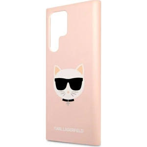 Hurtownia GSM - Etui Karl Lagerfeld KLHCS22LSLCHPI Samsung Galaxy S22 Ultra hardcase růžový/pink Silicone Choupette Head - KLD839PNK - {ean13} - Hurt