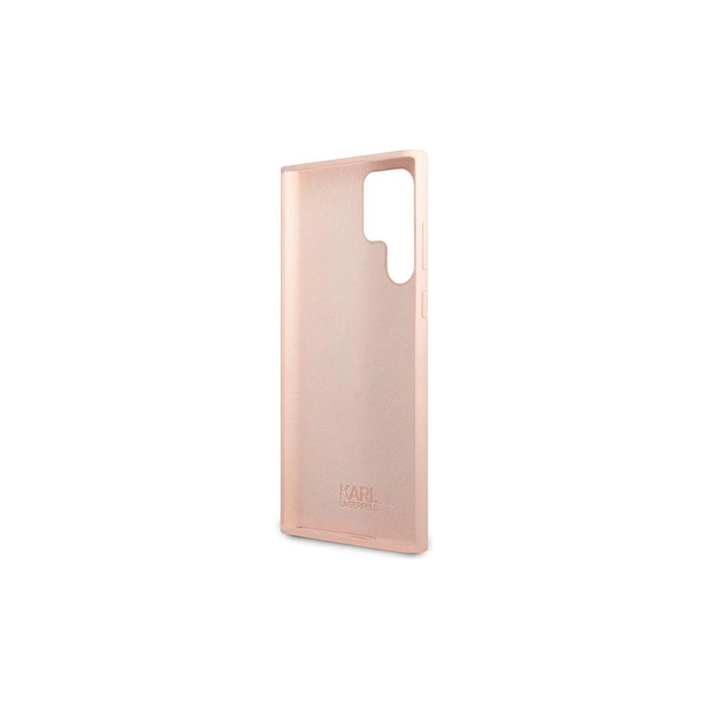 Hurtownia GSM - Etui Karl Lagerfeld KLHCS22LSLCHPI Samsung Galaxy S22 Ultra hardcase růžový/pink Silicone Choupette Head - KLD839PNK - {ean13} - Hurt