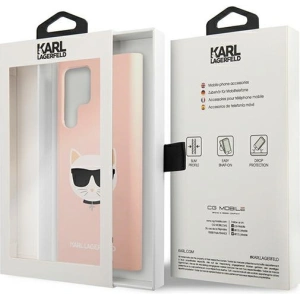 Hurtownia GSM - Etui Karl Lagerfeld KLHCS22LSLCHPI Samsung Galaxy S22 Ultra hardcase růžový/pink Silicone Choupette Head - KLD839PNK - {ean13} - Hurt
