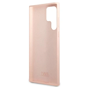 Hurtownia GSM - Etui Karl Lagerfeld KLHCS22LSSKCI Samsung Galaxy S22 Ultra hardcase jasnorůžový/light pink Silicone Ikonik Karl & Choupette - KLD840PNK - {ean13} - Hurt