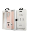 Wholesale Karl Lagerfeld KLHCS22LSSKCI Samsung Galaxy S22 Ultra hardcase light pink Silicone Ikonik Karl & Choupette - KLD840PNK - {ean13} - Hurt