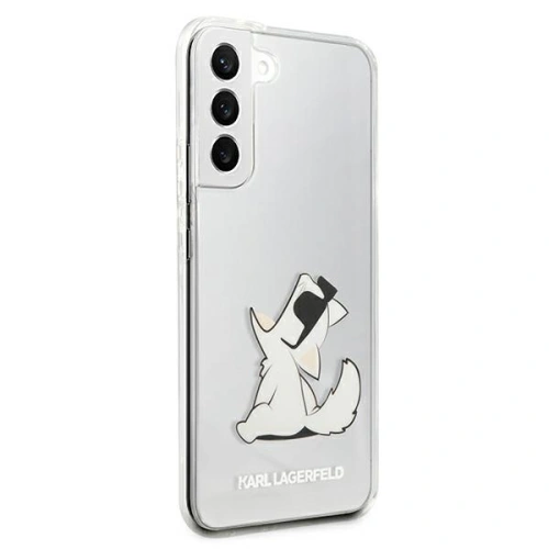 Etui Karl Lagerfeld KLHCS22MCFNRC Samsung Galaxy S22+ Plus hardcase transparent Choupette Eat