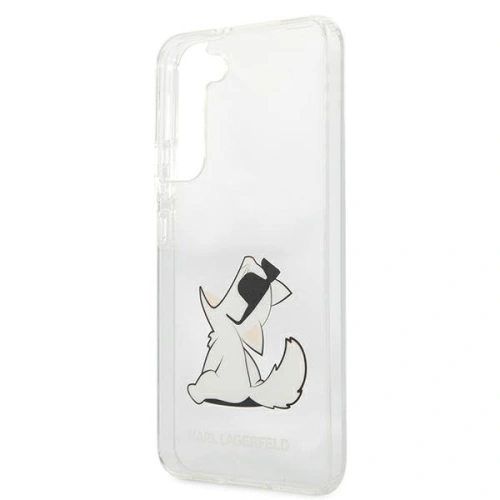 Etui Karl Lagerfeld KLHCS22MCFNRC Samsung Galaxy S22+ Plus hardcase transparent Choupette Eat