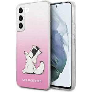 Hurtownia GSM - Etui Karl Lagerfeld KLHCS22MCFNRCPI Samsung Galaxy S22+ Plus hardcase różowy/pink Choupette Eat - KLD842PNK - {ean13} - Hurt