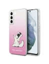 Etui Karl Lagerfeld KLHCS22MCFNRCPI Samsung Galaxy S22+ Plus hardcase różowy/pink Choupette Eat