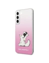 Hurtownia GSM - Etui Karl Lagerfeld KLHCS22MCFNRCPI Samsung Galaxy S22+ Plus hardcase różowy/pink Choupette Eat - KLD842PNK - {ean13} - Hurt