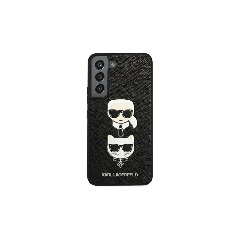 Hurtownia GSM - Etui Karl Lagerfeld KLHCS22MSAKICKCBK Samsung Galaxy S22+ Plus černý/black Saffiano Karl & Choupette Head - KLD843BLK - {ean13} - Hurt