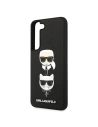 Hurtownia GSM - Etui Karl Lagerfeld KLHCS22MSAKICKCBK Samsung Galaxy S22+ Plus czarny/black Saffiano Karl & Choupette Head - KLD843BLK - {ean13} - Hurt