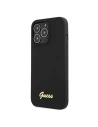 Hurtownia GSM - Case Guess GUHMP13LLSLMGBK Apple iPhone 13 Pro schwarz/czarny Hardcase Silikon Script Gold Logo - GUE1624BLK - {ean13} - Hurt