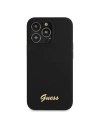 Hurtownia GSM - Case Guess GUHMP13LLSLMGBK Apple iPhone 13 Pro schwarz/czarny Hardcase Silikon Script Gold Logo - GUE1624BLK - {ean13} - Hurt